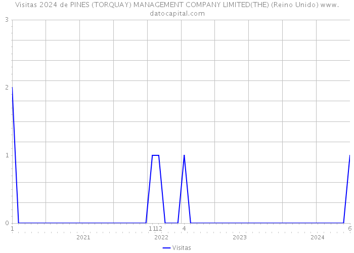 Visitas 2024 de PINES (TORQUAY) MANAGEMENT COMPANY LIMITED(THE) (Reino Unido) 