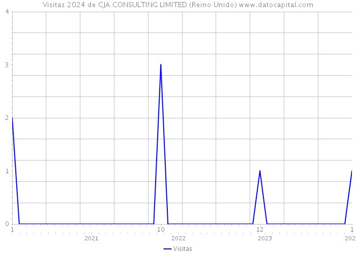 Visitas 2024 de CJA CONSULTING LIMITED (Reino Unido) 