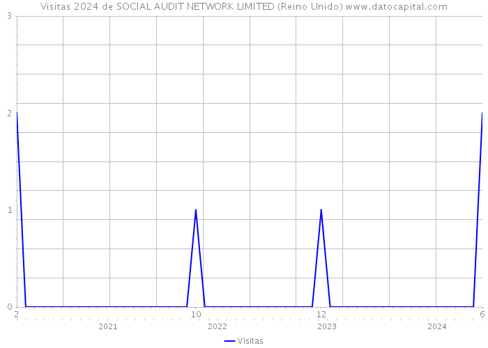 Visitas 2024 de SOCIAL AUDIT NETWORK LIMITED (Reino Unido) 