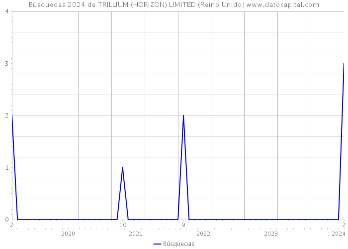 Búsquedas 2024 de TRILLIUM (HORIZON) LIMITED (Reino Unido) 