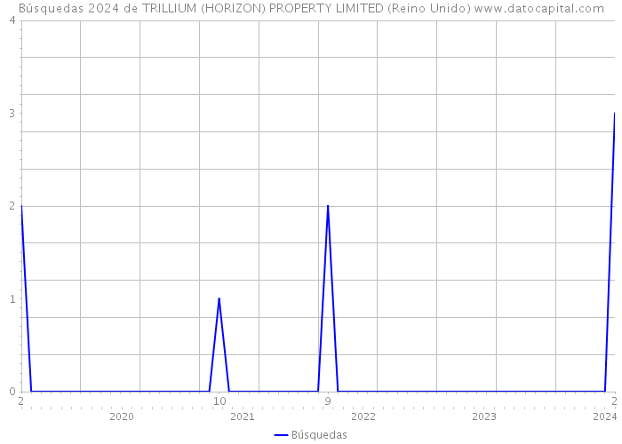 Búsquedas 2024 de TRILLIUM (HORIZON) PROPERTY LIMITED (Reino Unido) 