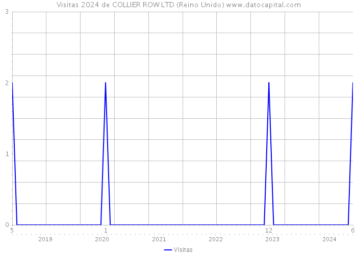 Visitas 2024 de COLLIER ROW LTD (Reino Unido) 