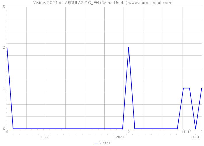 Visitas 2024 de ABDULAZIZ OJJEH (Reino Unido) 