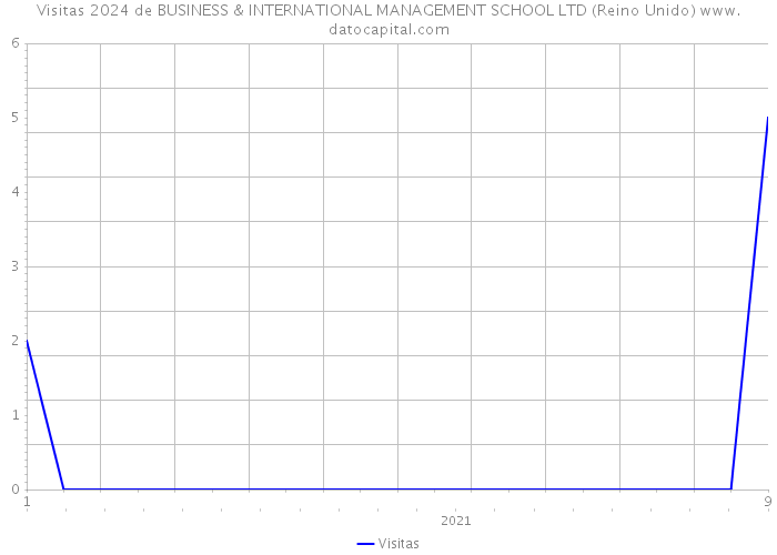 Visitas 2024 de BUSINESS & INTERNATIONAL MANAGEMENT SCHOOL LTD (Reino Unido) 