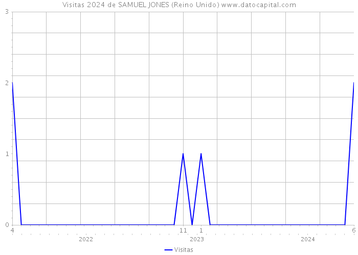 Visitas 2024 de SAMUEL JONES (Reino Unido) 