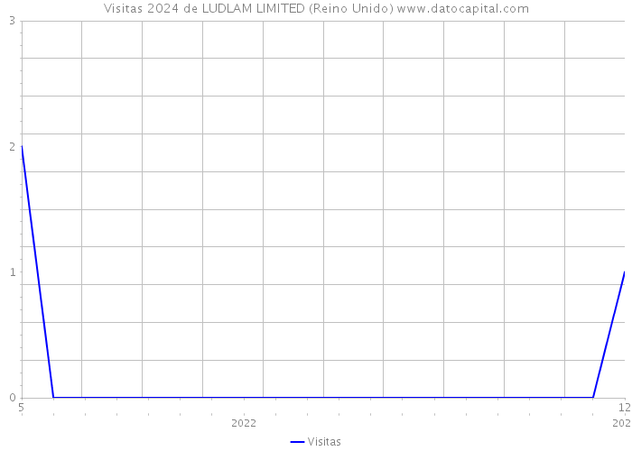 Visitas 2024 de LUDLAM LIMITED (Reino Unido) 