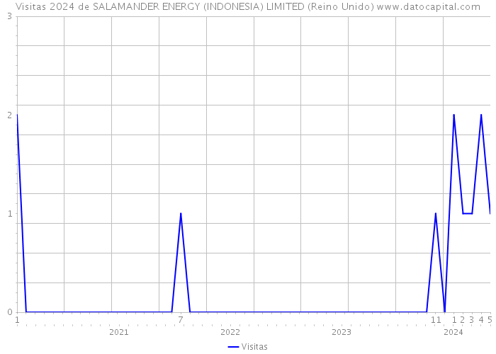 Visitas 2024 de SALAMANDER ENERGY (INDONESIA) LIMITED (Reino Unido) 