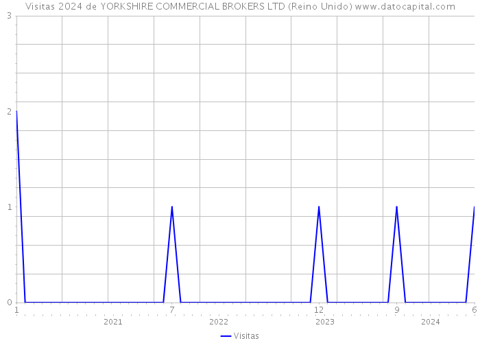 Visitas 2024 de YORKSHIRE COMMERCIAL BROKERS LTD (Reino Unido) 