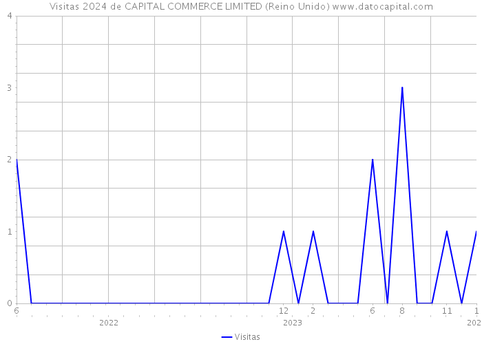 Visitas 2024 de CAPITAL COMMERCE LIMITED (Reino Unido) 