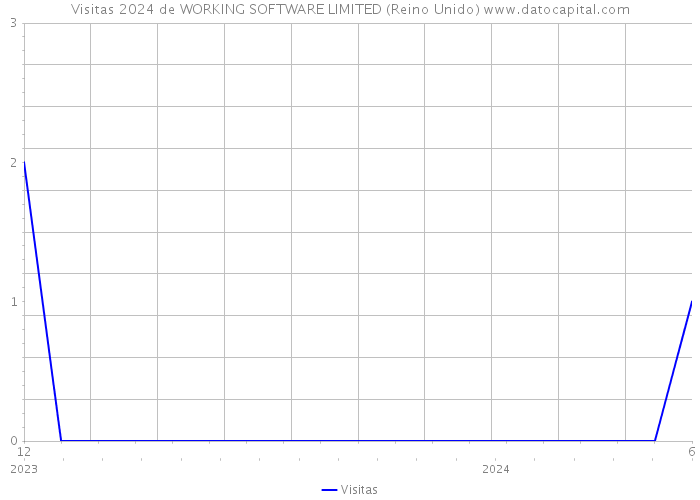 Visitas 2024 de WORKING SOFTWARE LIMITED (Reino Unido) 