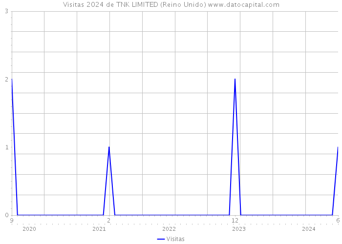 Visitas 2024 de TNK LIMITED (Reino Unido) 