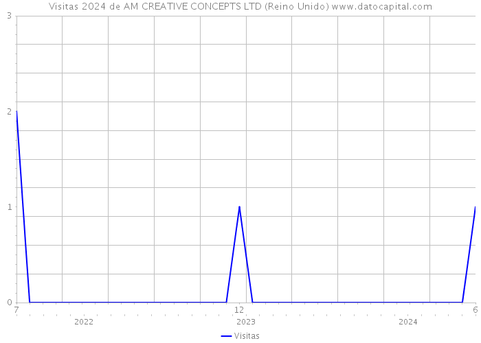 Visitas 2024 de AM CREATIVE CONCEPTS LTD (Reino Unido) 