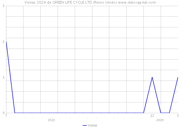 Visitas 2024 de GREEN LIFE CYCLE LTD (Reino Unido) 