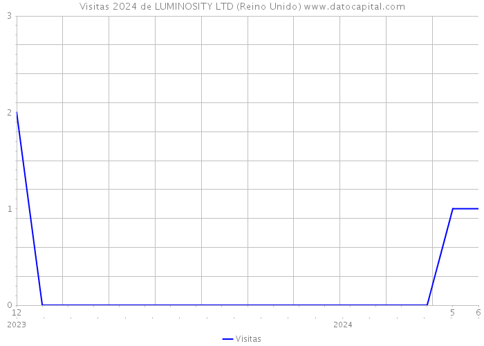 Visitas 2024 de LUMINOSITY LTD (Reino Unido) 