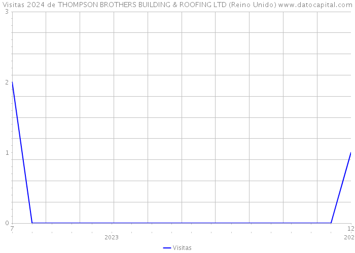 Visitas 2024 de THOMPSON BROTHERS BUILDING & ROOFING LTD (Reino Unido) 