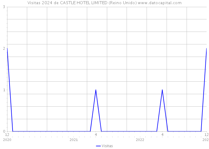 Visitas 2024 de CASTLE HOTEL LIMITED (Reino Unido) 