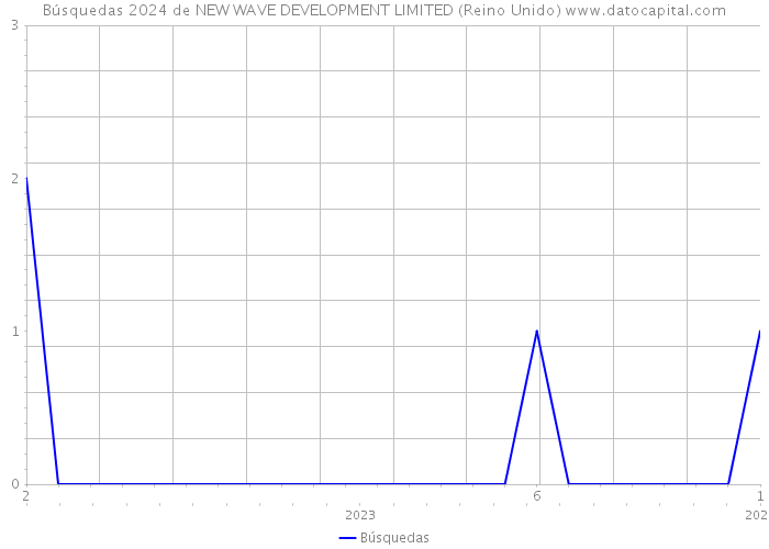 Búsquedas 2024 de NEW WAVE DEVELOPMENT LIMITED (Reino Unido) 