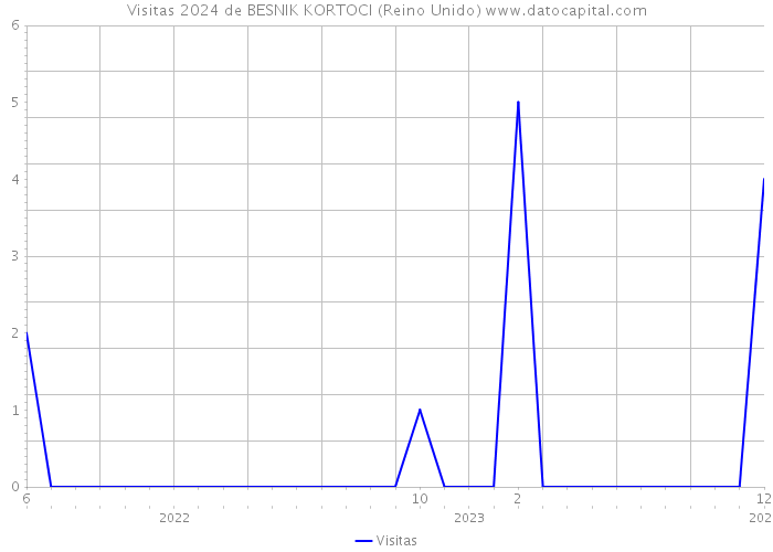 Visitas 2024 de BESNIK KORTOCI (Reino Unido) 