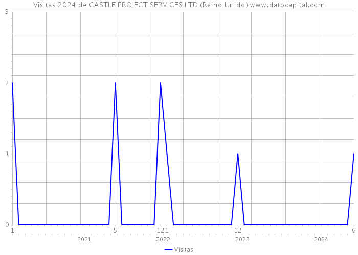 Visitas 2024 de CASTLE PROJECT SERVICES LTD (Reino Unido) 