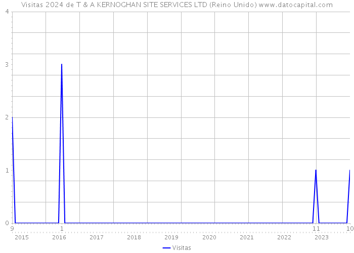 Visitas 2024 de T & A KERNOGHAN SITE SERVICES LTD (Reino Unido) 