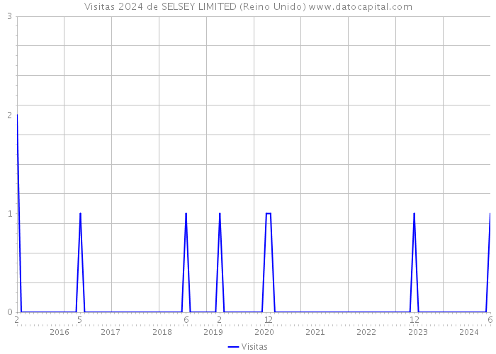 Visitas 2024 de SELSEY LIMITED (Reino Unido) 