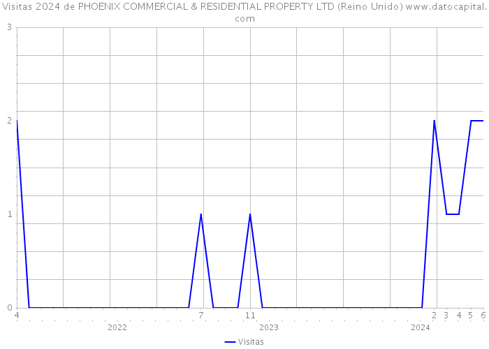 Visitas 2024 de PHOENIX COMMERCIAL & RESIDENTIAL PROPERTY LTD (Reino Unido) 