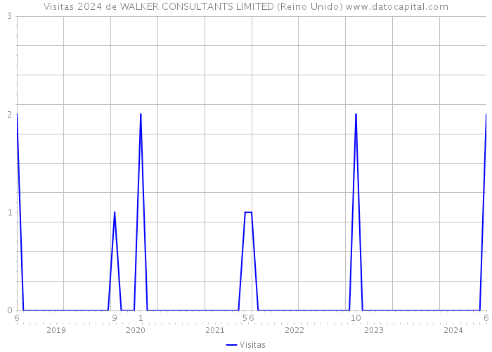 Visitas 2024 de WALKER CONSULTANTS LIMITED (Reino Unido) 