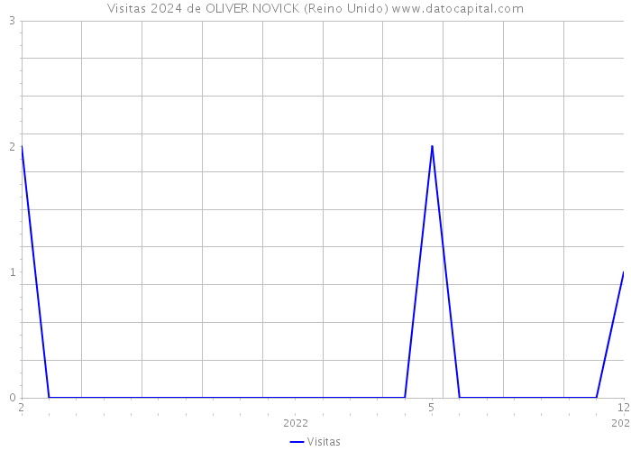 Visitas 2024 de OLIVER NOVICK (Reino Unido) 