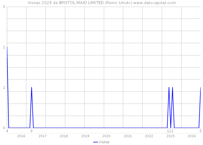 Visitas 2024 de BRISTOL MAID LIMITED (Reino Unido) 