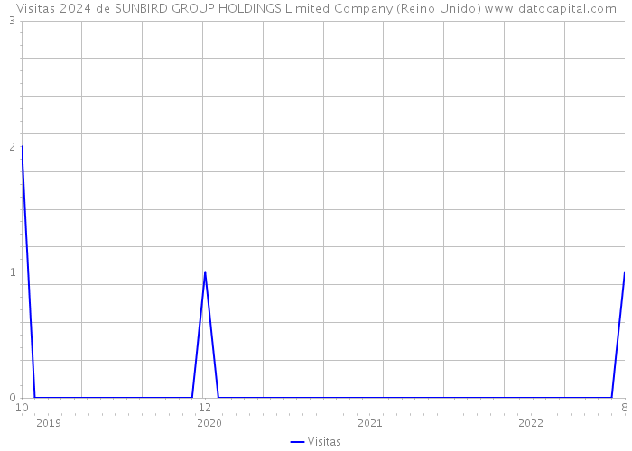 Visitas 2024 de SUNBIRD GROUP HOLDINGS Limited Company (Reino Unido) 
