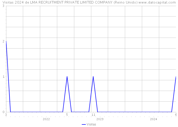 Visitas 2024 de LMA RECRUITMENT PRIVATE LIMITED COMPANY (Reino Unido) 