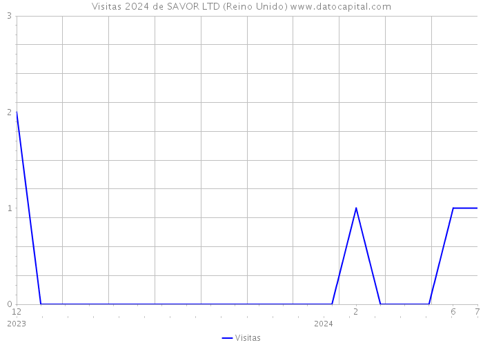 Visitas 2024 de SAVOR LTD (Reino Unido) 