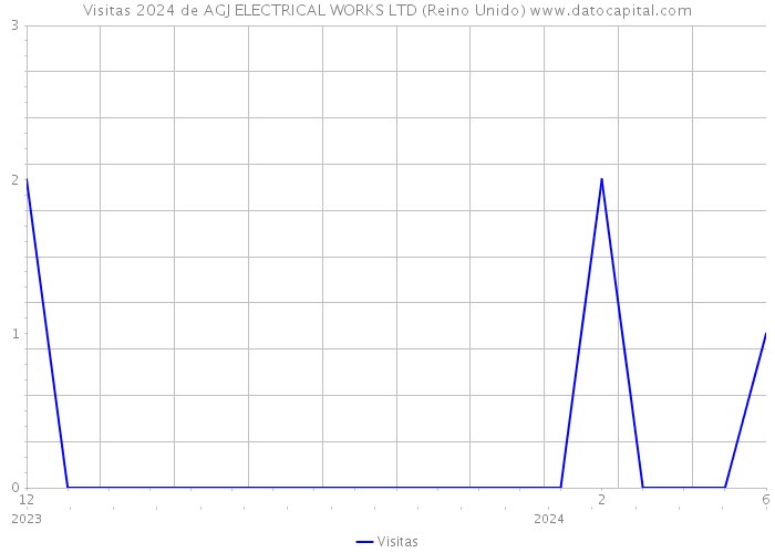 Visitas 2024 de AGJ ELECTRICAL WORKS LTD (Reino Unido) 