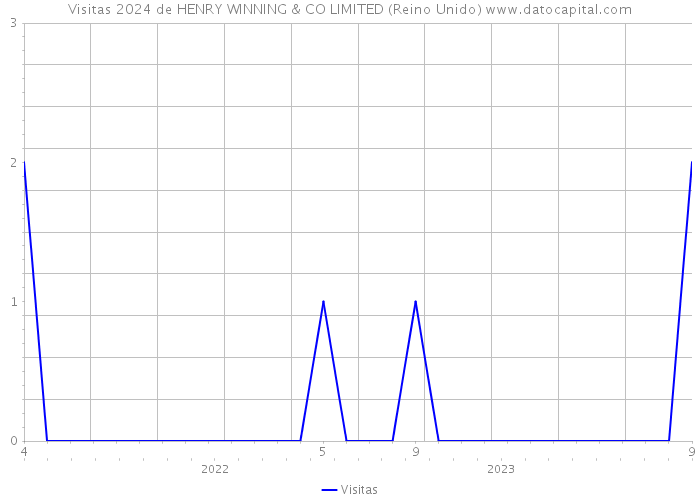 Visitas 2024 de HENRY WINNING & CO LIMITED (Reino Unido) 