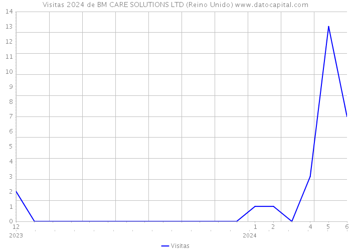 Visitas 2024 de BM CARE SOLUTIONS LTD (Reino Unido) 