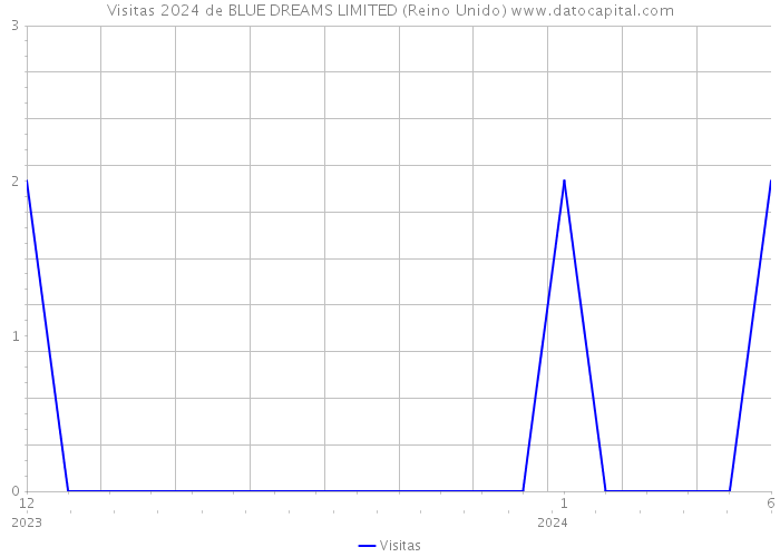 Visitas 2024 de BLUE DREAMS LIMITED (Reino Unido) 