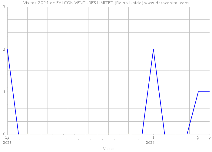 Visitas 2024 de FALCON VENTURES LIMITED (Reino Unido) 