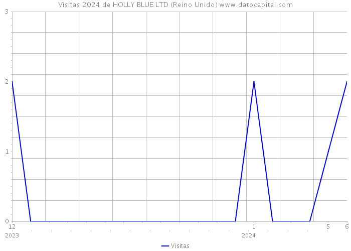 Visitas 2024 de HOLLY BLUE LTD (Reino Unido) 