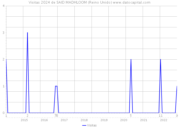 Visitas 2024 de SAID MADHLOOM (Reino Unido) 