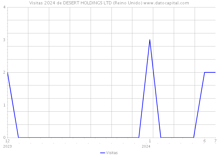 Visitas 2024 de DESERT HOLDINGS LTD (Reino Unido) 