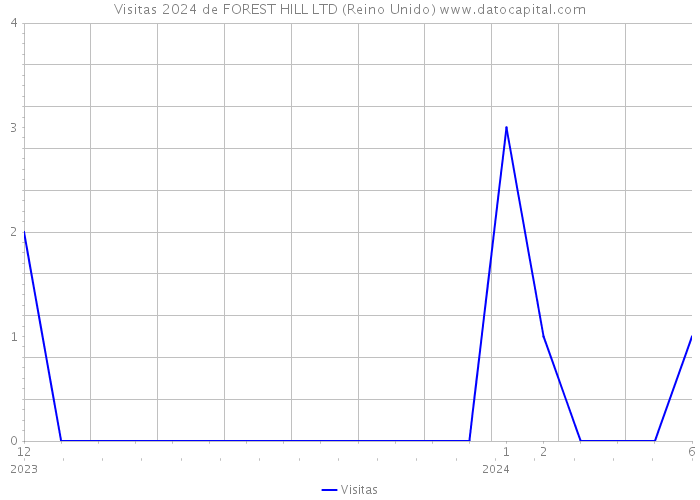 Visitas 2024 de FOREST HILL LTD (Reino Unido) 