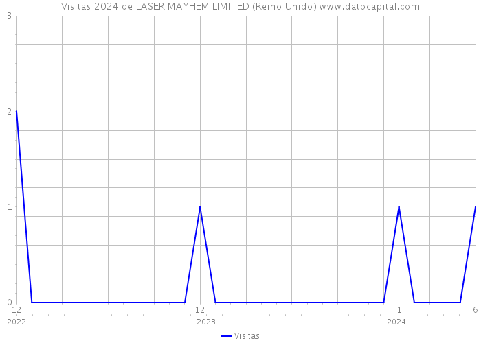 Visitas 2024 de LASER MAYHEM LIMITED (Reino Unido) 