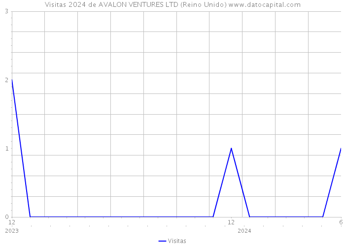 Visitas 2024 de AVALON VENTURES LTD (Reino Unido) 