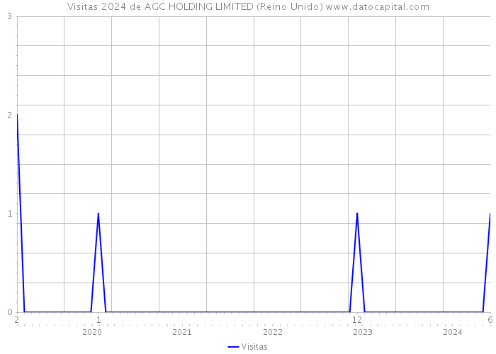 Visitas 2024 de AGC HOLDING LIMITED (Reino Unido) 