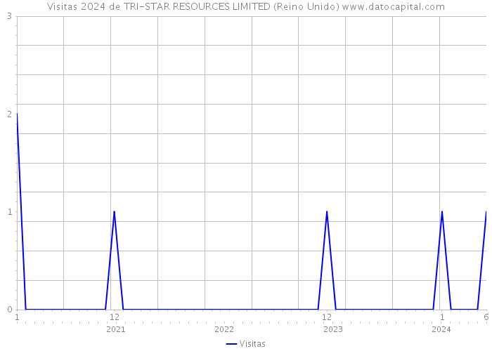 Visitas 2024 de TRI-STAR RESOURCES LIMITED (Reino Unido) 