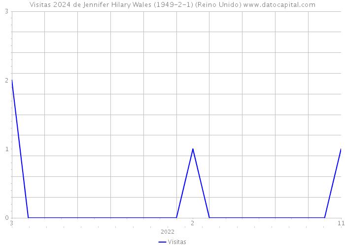 Visitas 2024 de Jennifer Hilary Wales (1949-2-1) (Reino Unido) 