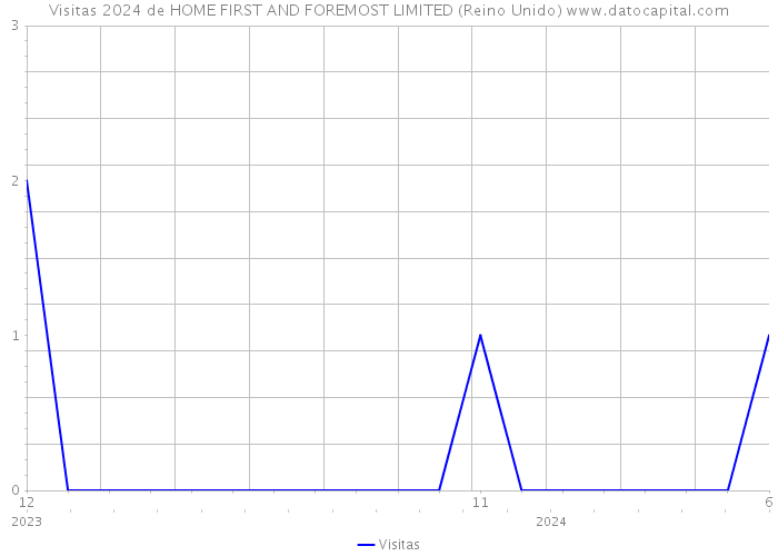 Visitas 2024 de HOME FIRST AND FOREMOST LIMITED (Reino Unido) 