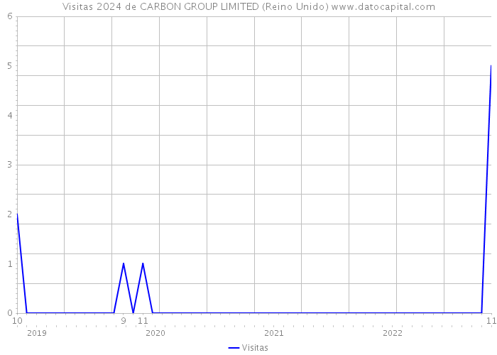 Visitas 2024 de CARBON GROUP LIMITED (Reino Unido) 