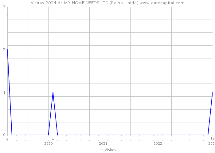 Visitas 2024 de MY HOME NEEDS LTD (Reino Unido) 