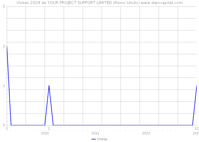 Visitas 2024 de YOUR PROJECT SUPPORT LIMITED (Reino Unido) 